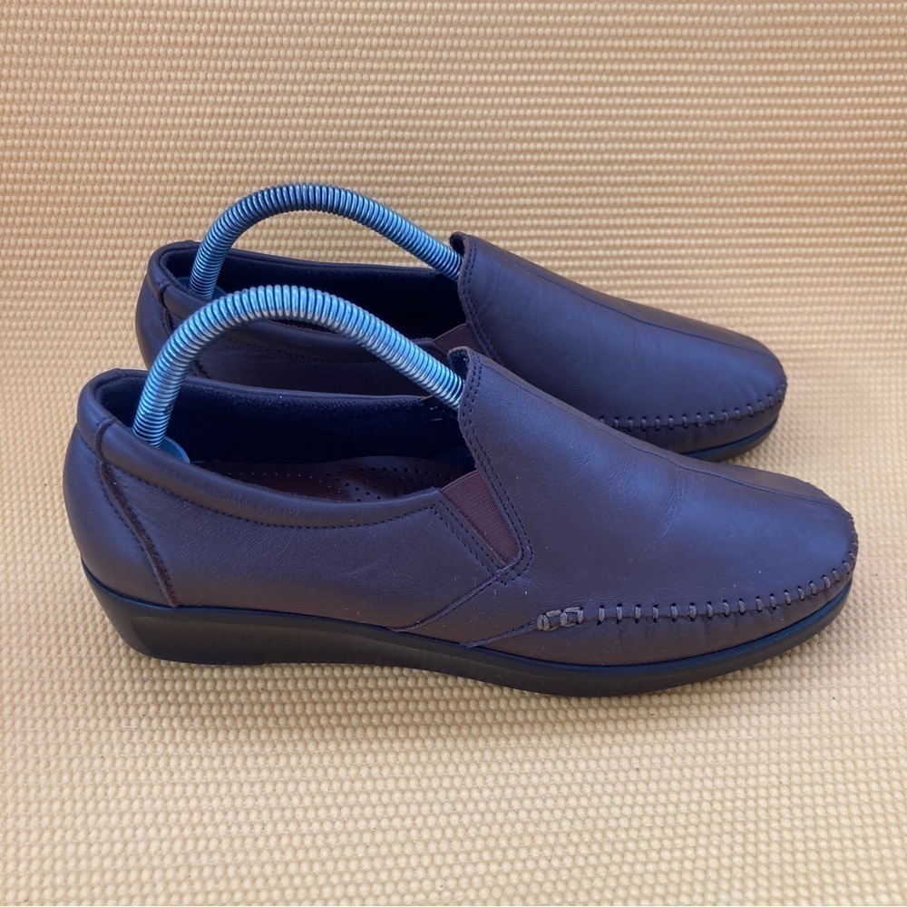 SAS Dream Brown Split Toe Tripad Comfort Slip On Loafers USA Women's US 9.5 M